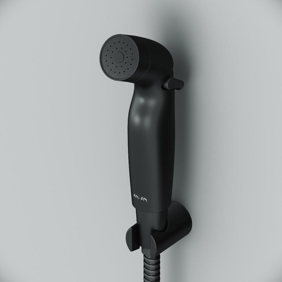 Гигиенический душ AM.PM AM.PM F0202022  со шлангом и держателем, чёрный - фото 3