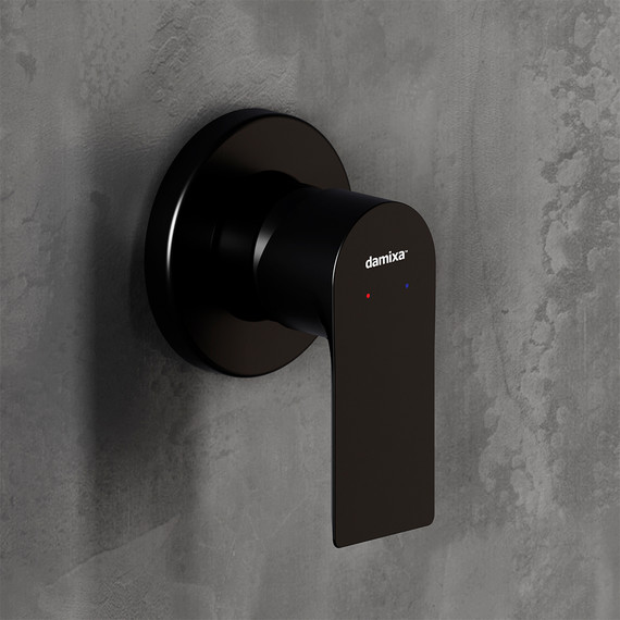 Смеситель для душа Damixa Apollo 477500300 со скрытой частью, чёрный, Цвет производителя: чёрный - фото 5