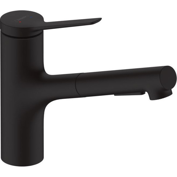 Смеситель для кухни Hansgrohe Zesis M33 74803670, чёрный матовый - фото 