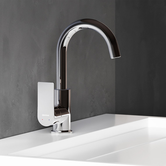 Cмеситель для раковины Damixa Apollo 470220000, Цвет производителя: хром - фото 3
