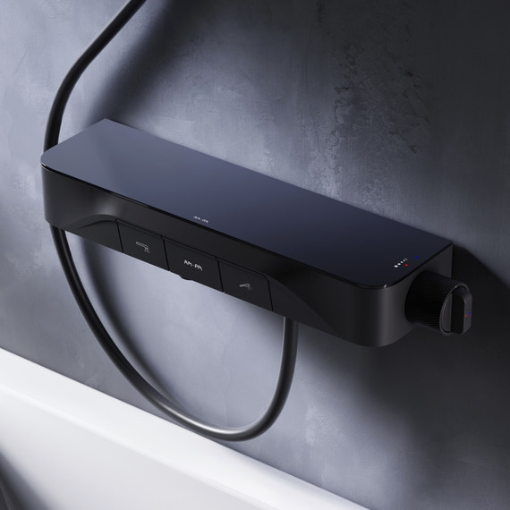 Смеситель для ванны AM.PM Func F8F10522, чёрный, Цвет производителя: чёрный - фото 2