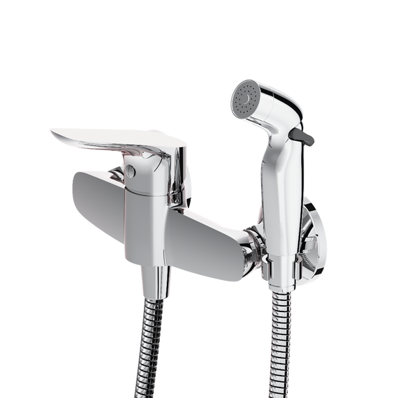 Набор для гигиенического душа Damixa Jupiter 778000000 с гигиенической лейкой, держателем и шлангом - фото 2