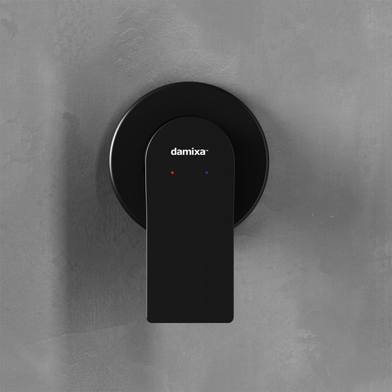 Смеситель для душа Damixa Apollo 477500300 со скрытой частью, чёрный, Цвет производителя: чёрный - фото 4