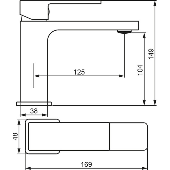 Cмеситель для раковины Damixa Gala 530210300, чёрный, Цвет производителя: чёрный - фото 5