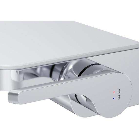 Смеситель для раковины AM.PM Func монтируемый в стену с полкой и каскадным изливом F8F72700, Цвет производителя: хром - фото 9