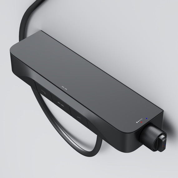 Смеситель для ванны AM.PM Func F8F10522, чёрный, Цвет производителя: чёрный - фото 4