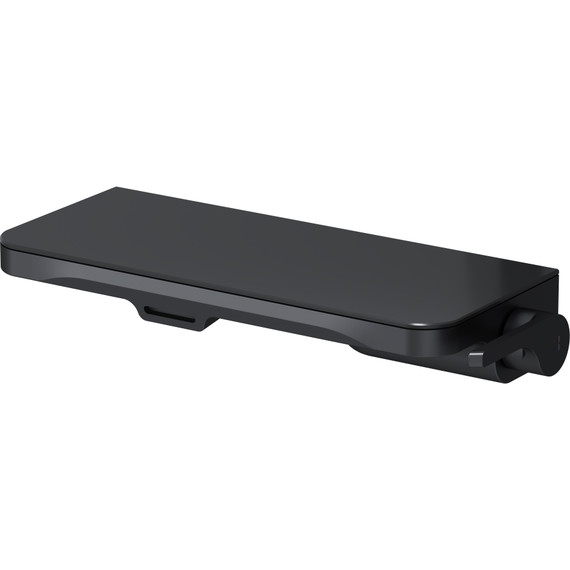 Смеситель для раковины AM.PM Func монтируемый в стену с полкой и каскадным изливом F8F72722, чёрный, Цвет производителя: чёрный - фото 9