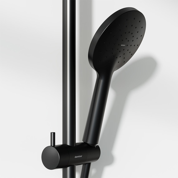 Душевая система c термостатом  Damixa Jupiter 977760300, чёрный - фото 4