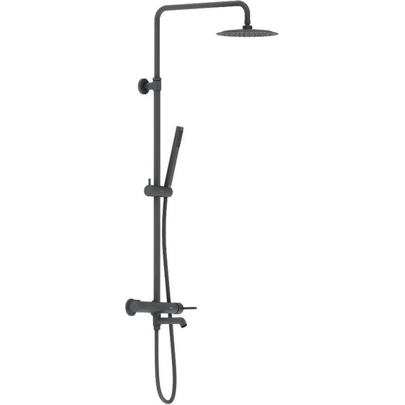 Душевая система c термостатом Damixa Scandinavian Pure 936740300, чёрный - фото 2