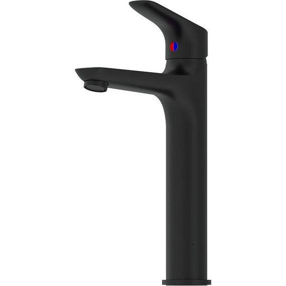 Смеситель для раковины высокий Damixa Jupiter 770250301, чёрный, Цвет производителя: чёрный - фото 4