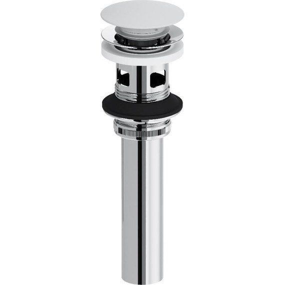 Донный клапан Damixa Option 210610200 удлинённый, белый глянцевый - фото 2