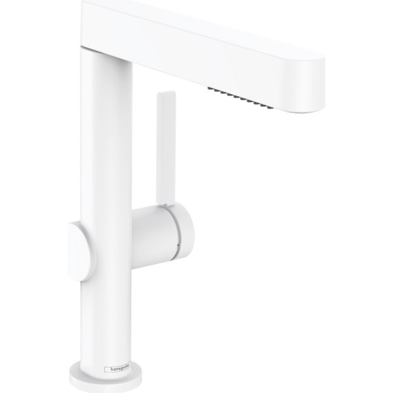 Смеситель для раковины Hansgrohe Finoris 76063700, белый матовый - фото 
