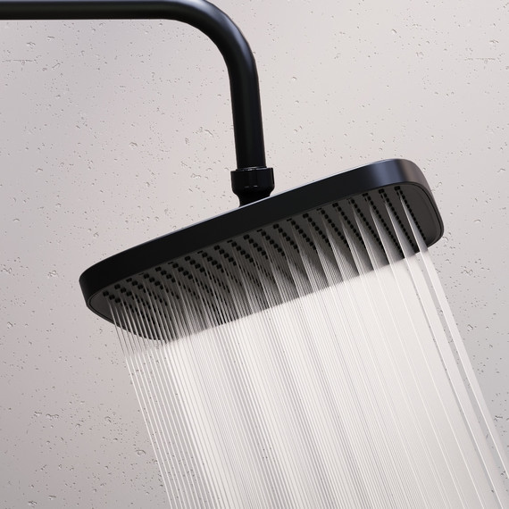 Душевая система c термостатом Damixa Gala 953810300, чёрный - фото 7