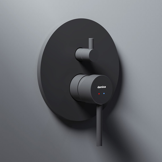 Душевая система Damixa Scandinavian Pure 936520300, чёрный - фото 8