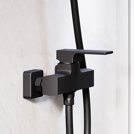 Смеситель для душа Damixa Gala 532000300, чёрный, Цвет производителя: чёрный - фото 3