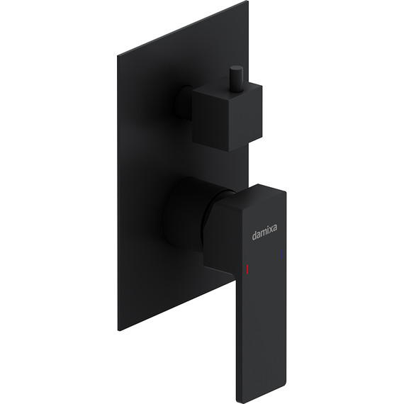 Смеситель для ванны и Damixa Gala 537100300 со скрытой частью, чёрный, Цвет производителя: чёрный - фото 2