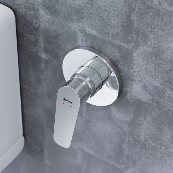 Смеситель для душа Damixa Jupiter 777500001 со скрытой частью, Цвет производителя: хром - фото 2