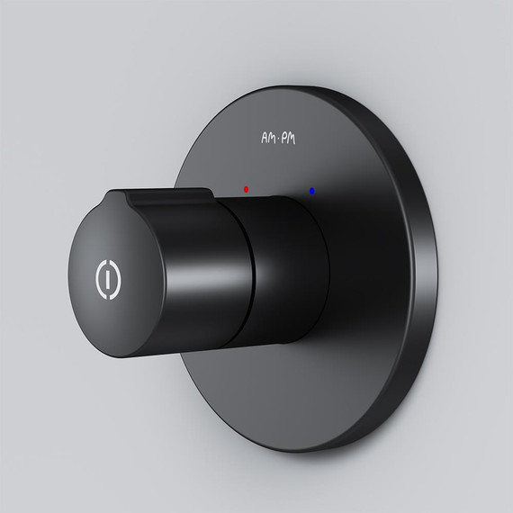 Смеситель для душа AM.PM X-Joy F85A65722 TouchReel со скрытой частью, чёрный - фото 3