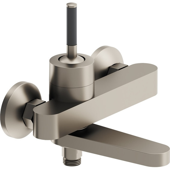 Смеситель для ванны Damixa Arc 291000200, никель, Цвет производителя: никель - фото 2