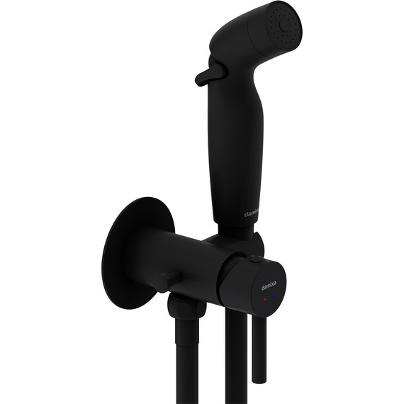 Набор для гигиенического душа Damixa Option 211000300, чёрный - фото 2