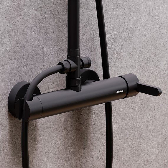 Душевая система для душа Damixa Scandinavian Pure 936710000, чёрный - фото 5