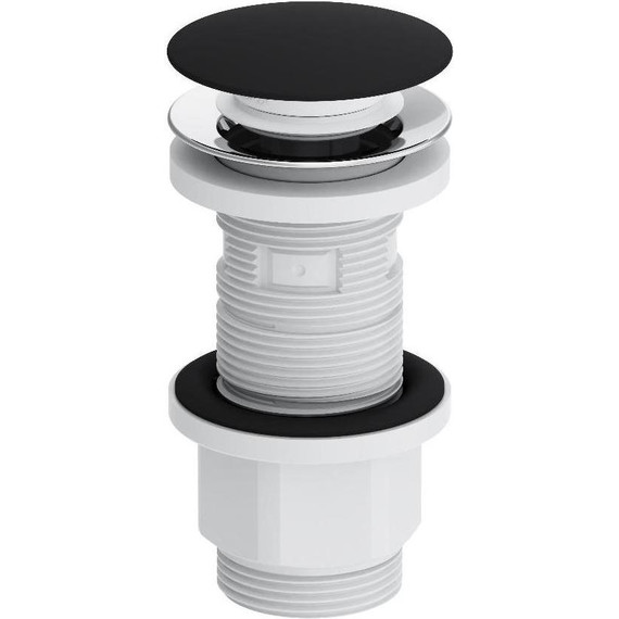 Донный клапан Damixa Option 210600300, чёрный матовый - фото 2