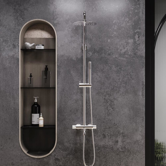 Душевая система c термостатом Damixa Scandinavian Pure 936810000 - фото 4