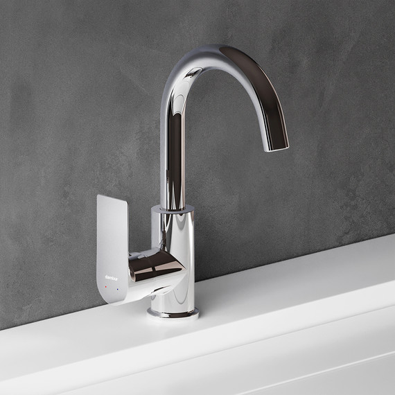 Cмеситель для раковины Damixa Apollo 470220000, Цвет производителя: хром - фото 4