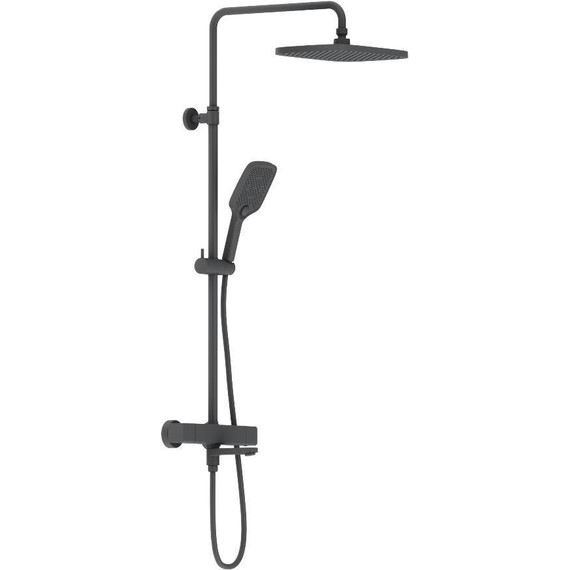 Душевая система c термостатом Damixa Gala 953810300, чёрный - фото 2