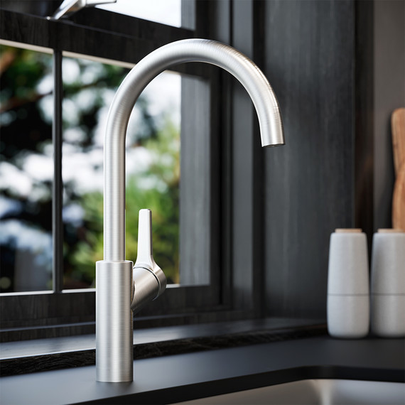 Смеситель для кухни Damixa Eclipse 310720400, Цвет производителя: никель - фото 3