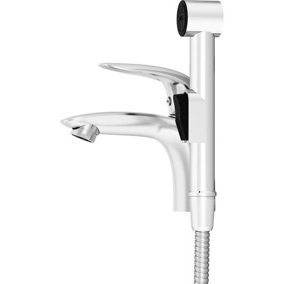 Смеситель для раковины Damixa Eclipse 310300001  с гигиеническим душем - фото 4