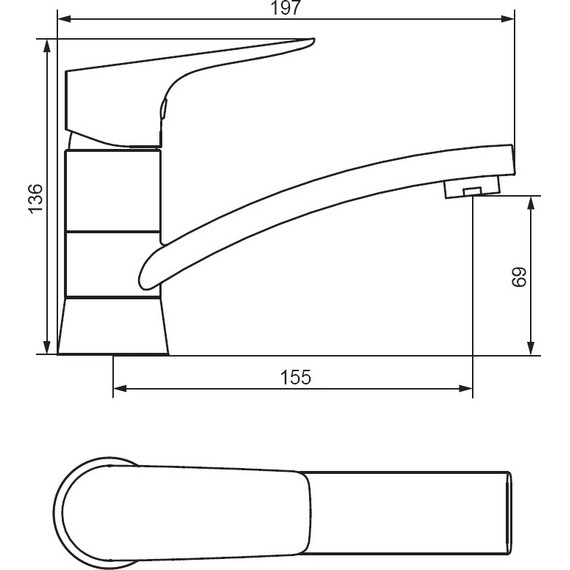 Смеситель для раковины Damixa Jupiter 770220001 - фото 9