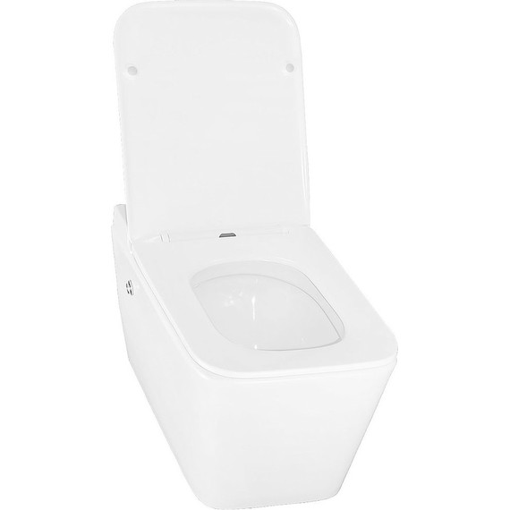 Унитаз подвесной импульсный Azario AZ-101C с тонкой крышкой микролифт (монтажная рама в комплекте) - фото, картинка 3 Унитаз подвесной импульсный Azario AZ-101C с тонкой крышкой микролифт (монтажная рама в комплекте) - фото 3