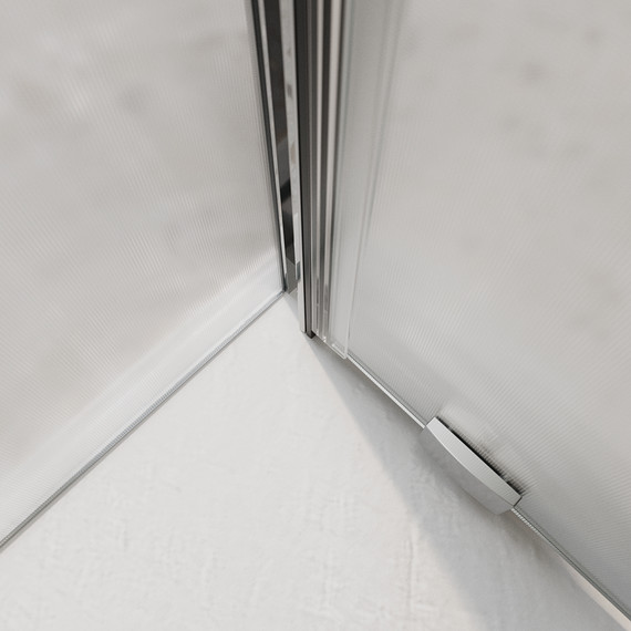 Душевое ограждение BelBagno 120x90 см LUCE-AH-1-120/90-P-Cr, хром/матовое - фото 4