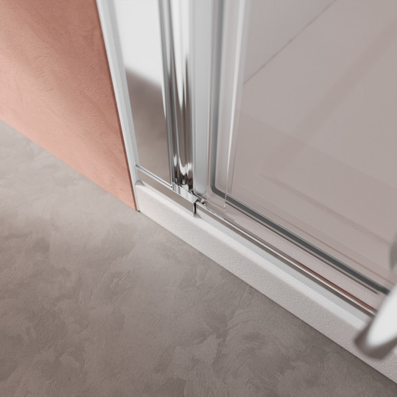 Душевая дверь Cezares 120 см LINER-B-12-120-C-Cr-L, хром/прозрачное - фото 5