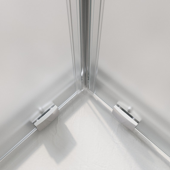 Душевое ограждение BelBagno 120x80 см LUCE-AH-21-120/80-P-Cr, хром/матовое - фото 4