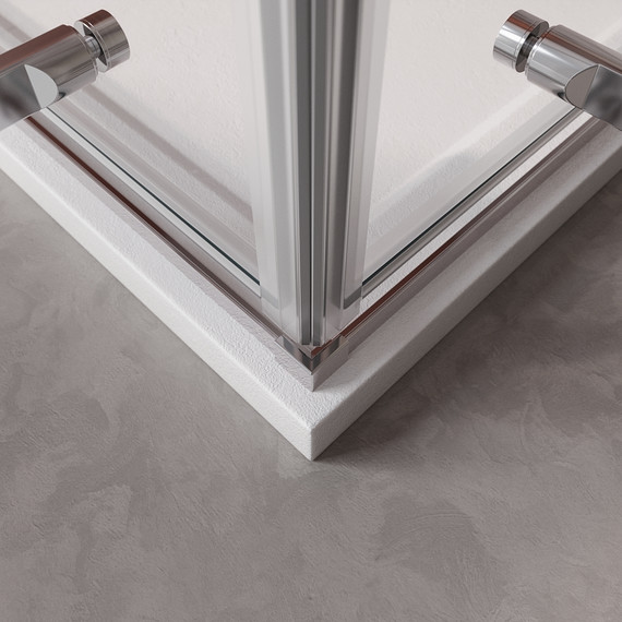 Душевое ограждение Cezares 120x90 см LINER-AH-2-120/90-C-Cr-R, хром/прозрачное - фото 4