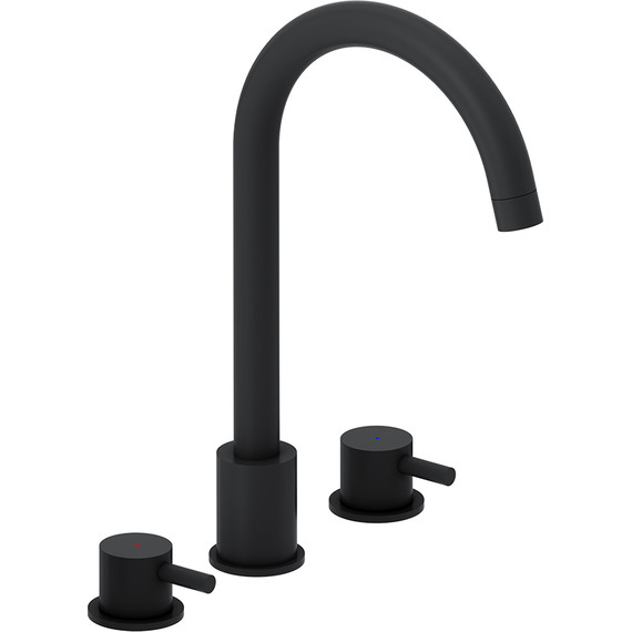 Смеситель для раковины встраиваемый Damixa Scandinavian Pure 360200300, чёрный, Цвет производителя: чёрный - фото 2