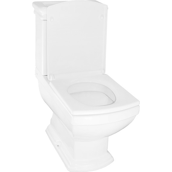 Унитаз-компакт Creo Ceramique Orleans с крышкой - фото, картинка 4 Унитаз-компакт Creo Ceramique Orleans с крышкой - фото 4