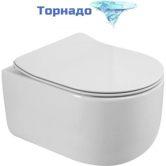 Инсталляция с подвесным унитазом комплект: BelBagno BB097SET.R.CR с подвесным безободковым унитазом Soft-Tor BB084CH-TOR/SC сиденье микролифт, крепление, кнопка смыва хром - фото 11