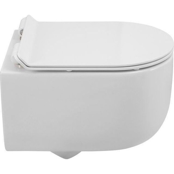 Инсталляция с подвесным унитазом комплект: BelBagno BB097SET.R.CR с подвесным безободковым унитазом Soft-Tor BB084CH-TOR/SC сиденье микролифт, крепление, кнопка смыва хром - фото 17