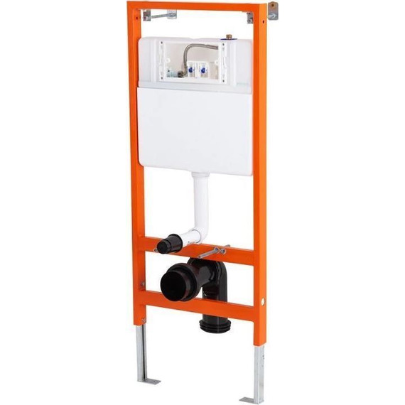 Инсталляция с подвесным унитазом комплект: BelBagno BB097SET.R.CR с подвесным безободковым унитазом Soft-Tor BB084CH-TOR/SC сиденье микролифт, крепление, кнопка смыва хром - фото 5