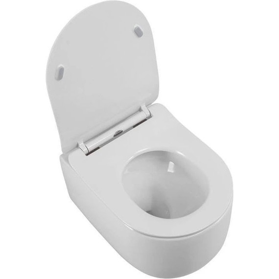 Инсталляция с подвесным унитазом комплект: Grohe Rapid SL 38772001 с подвесным безободковым унитазом BelBagno Soft-Tor BB084CH-TOR сиденье микролифт, крепление, кнопка смыва хром, Цвет производителя: белый - фото 12