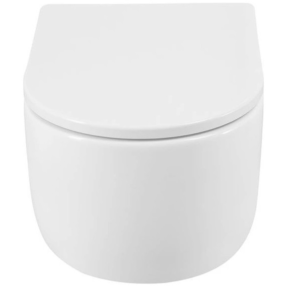 Инсталляция с подвесным унитазом комплект: Grohe Rapid SL 38772001 с подвесным безободковым унитазом BelBagno Soft-Tor BB084CH-TOR сиденье микролифт, крепление, кнопка смыва хром, Цвет производителя: белый - фото 25