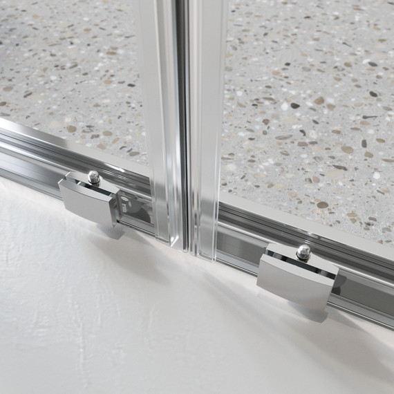 Душевая дверь BelBagno 140 см LUCE-BF-2-140-C-Cr, хром/прозрачное - фото 4