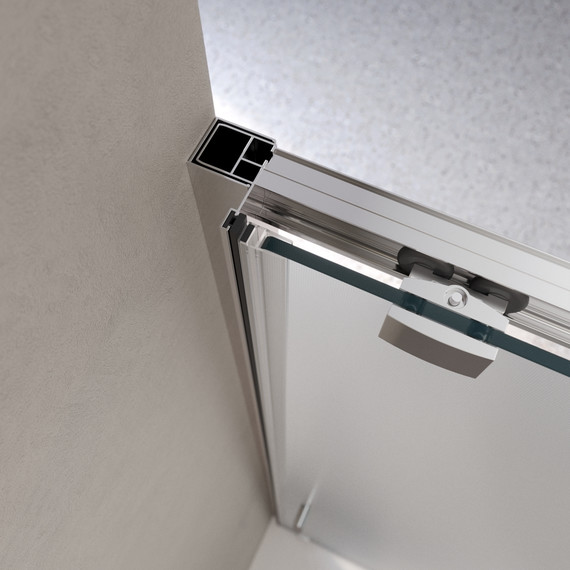 Душевая дверь BelBagno 120 см LUCE-BF-1-120-P-Cr, хром/матовое - фото, картинка 2 Душевая дверь BelBagno 120 см LUCE-BF-1-120-P-Cr, хром/матовое - фото 2