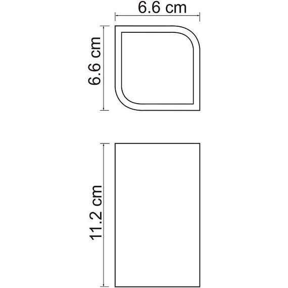 Стакан для зубных щеток WasserKraft Elba K-2728, цвет чёрный матовый - фото 3