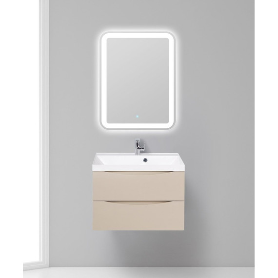 Тумба подвесная с раковиной BelBagno MARINO-700-2C-SO-CO-P 70 см, Crema Opaco - фото 2