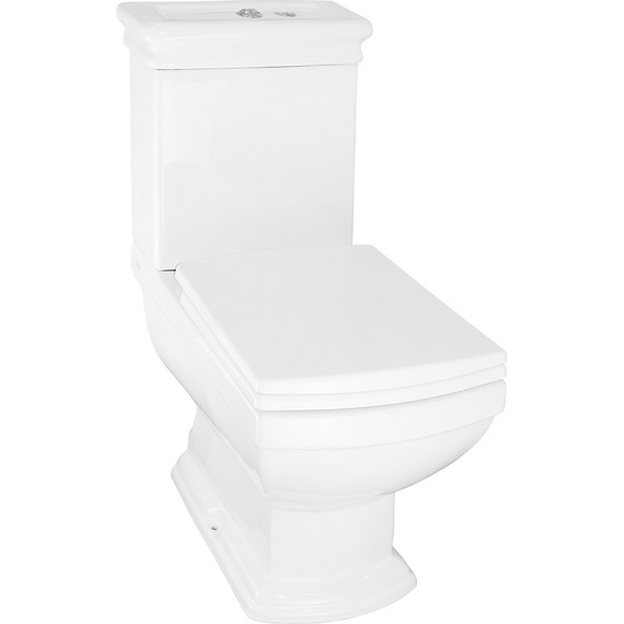 Унитаз-компакт Creo Ceramique Orleans с крышкой - фото, картинка 3 Унитаз-компакт Creo Ceramique Orleans с крышкой - фото 3