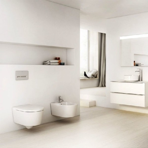 Унитаз подвесной безободковый Roca INSPIRA ROUND 346527000 - фото, картинка 4 Унитаз подвесной безободковый Roca INSPIRA ROUND 346527000 - фото 4